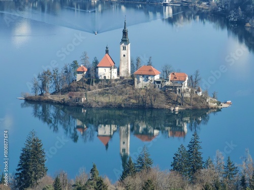 bled castle slovenia church