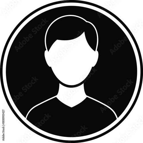 Person Avatar Vector Profile Icon Default Picture User Image Interface Blank Template Symbol Design Man Head Shoulder Human Silhouette Account