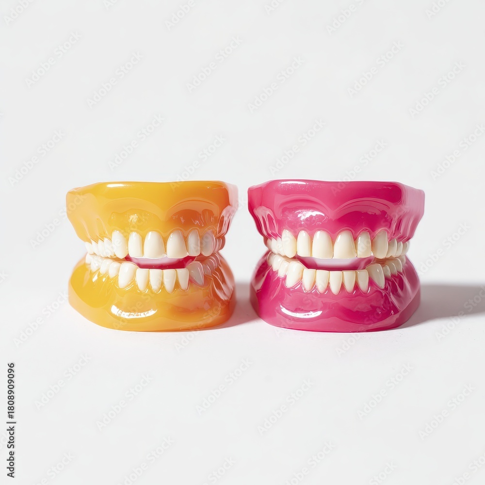 Obraz premium Dentures on display