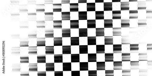 Race flag grunge background, car rally or motocross finish flag with vector checker pattern. Grunge race flag for car racing sport or bike speedway, motorsport