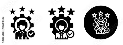 Professional Services Icon Collection Glyph & Mixed Style