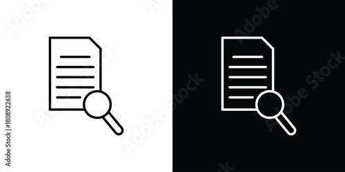 Defining icon in line design. Editable stroke icon.