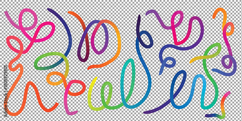 Abstract colorful neon light art sign with glowing stars design for a happy new year celebration party greeting card