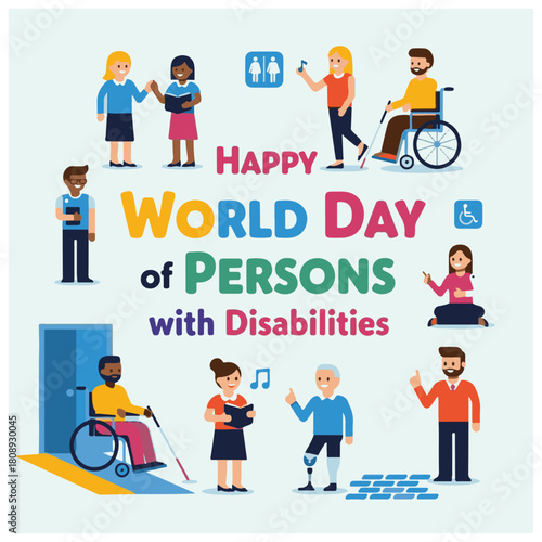 Happy World Disability Day: Celebrating Global Inclusion, Diversity, and the Empowerment of People with Disabilities – Advocates for an Accessible, Equal, and Accepting Society.