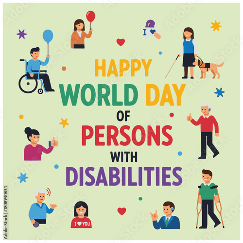 Happy World Disability Day: Celebrating Global Inclusion, Diversity, and the Empowerment of People with Disabilities – Advocates for an Accessible, Equal, and Accepting Society.