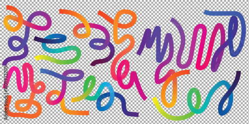 Abstract colorful neon light art sign with glowing stars design for a happy new year celebration party greeting card