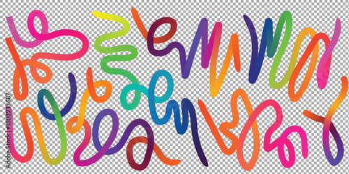 Abstract colorful neon light art sign with glowing stars design for a happy new year celebration party greeting card