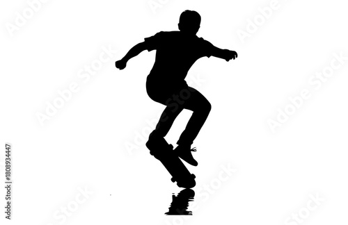 silhouette of a girl