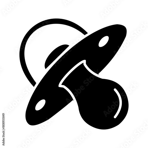 baby-pacifier-minimal-icon   set. vector illustration, pictogram isolated on white background. color editable