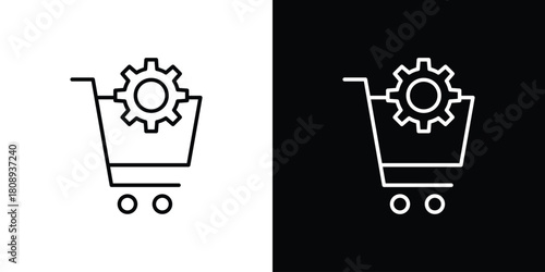 Procurement icon in line design. Editable stroke icon.