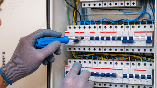 electrician at work