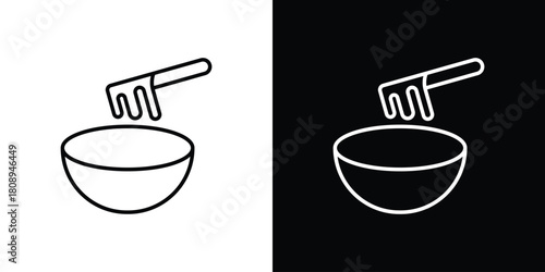 Wax icon in line design. Editable stroke icon.