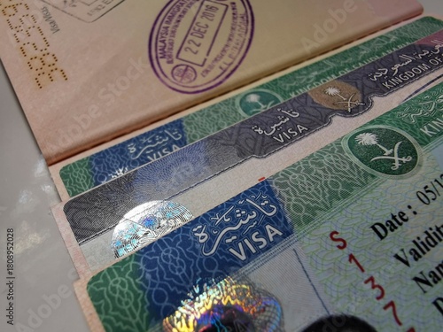 Kingdom of Saudi Arabia visa stamps and approval. Saudi Arabia granted access to foreign tourist from 49 countries to visit Saudi Arabia.