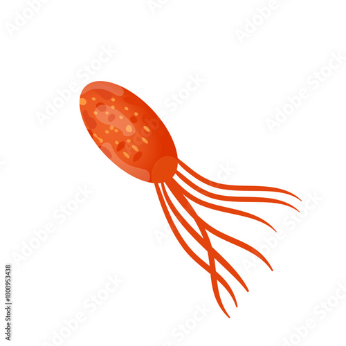 Pyrococcus Furiosus Illustration bacteria illustration for scientific research and medical studies