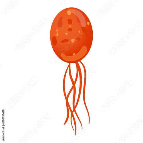 Pyrococcus Furiosus Illustration bacteria cell, medical research concept