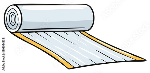 Roll of Wrapping Paper Gift Wrap Celebration Present Wrapping Paper Cartoon