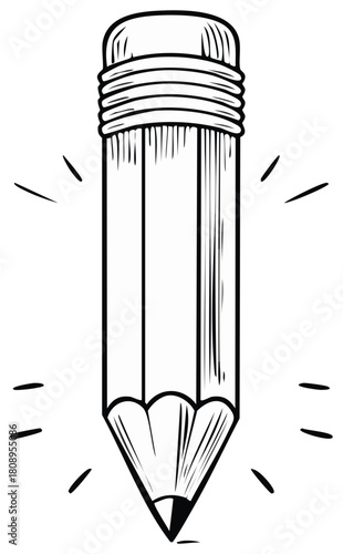 Vintage Pencil Illustration