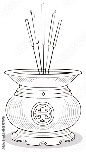 Incense clip art preview
