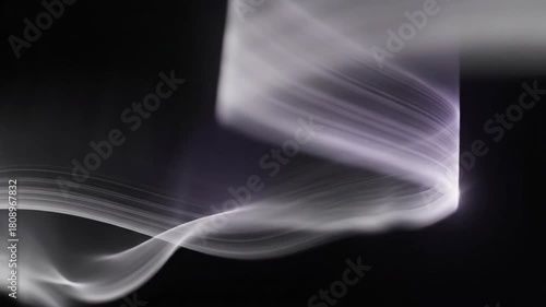 Abstract streaks of light against dark background