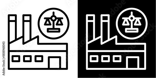 Ethical Production  Icon Set White Style Collection

