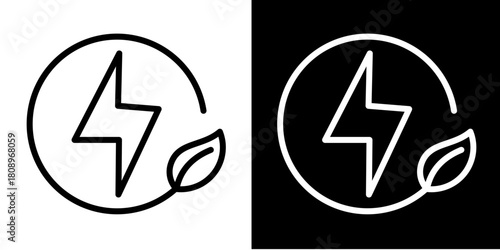 Renewable Energy  Icon Set Multiple Style Collection
