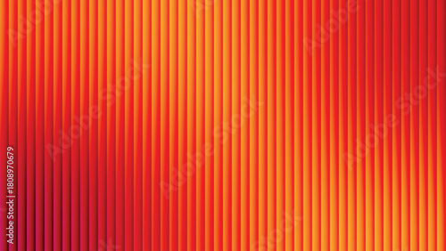 Symmetrical Gradient Stripes Background with Red, Yellow, and Orange Color Transition