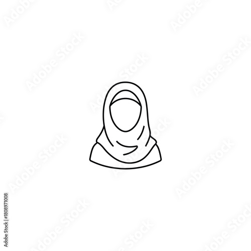 Hijab Woman Headscarf Icon