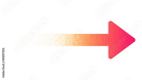 ナビゲーション向けに仕上げたノイズグラデーションの矢印イラスト