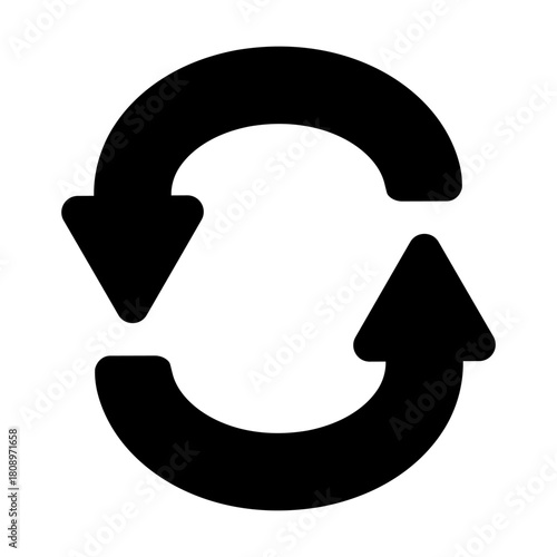 回転動作を示す矢印を描いたイラスト