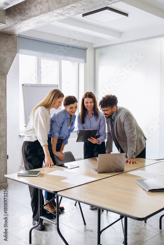 Business group working together at the office