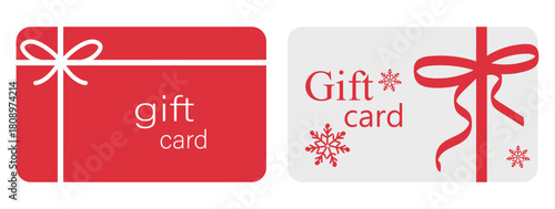 Gift card for christmas shopping