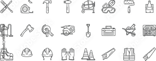 Hand drawn cleaning supplies icons set sketch style