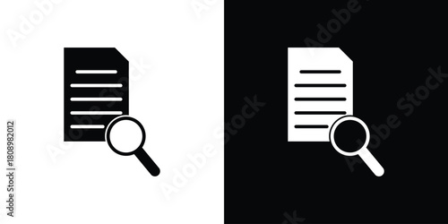 Defining icon in glyph shilhouette black and white colors