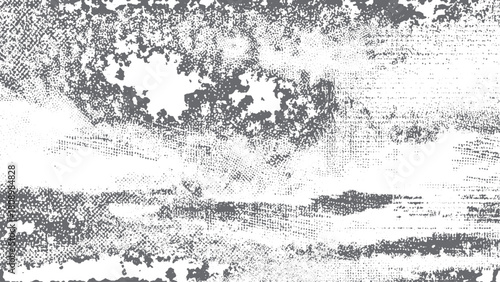 Abstract grainy endless pattern texture with distressed grunge shapes for creative layouts. Grunge screen print seamless texture with speckled rough surface for modern graphic design. 