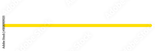 yellow straight line, stripe series from thin to thick