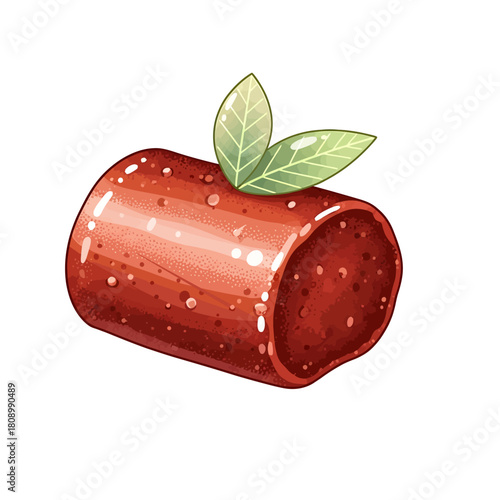 Illustration of a male proboscis monkey with a large nose