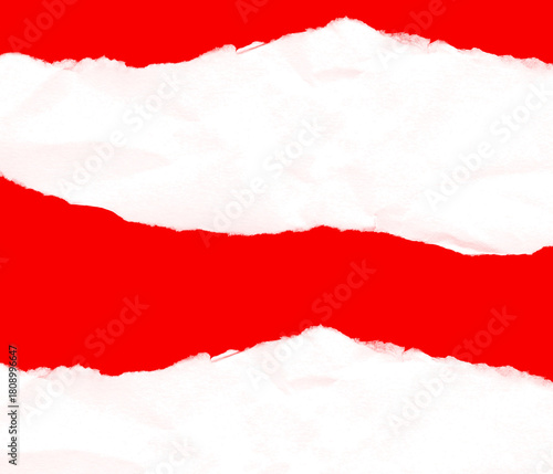 Wallpaper Mural torn paper with red background Torontodigital.ca