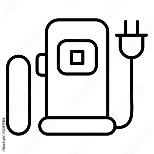 Outline Electric Charging Station