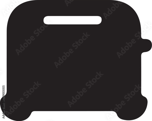 Flat vector icon set of kitchen gadgets  types in minimalist black and white style