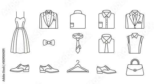 Vintage brown suitcases flat vector illustration