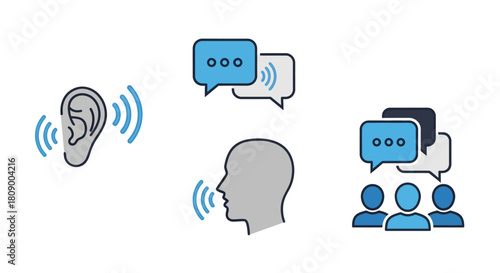 Travel luggage and bag icons set