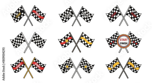 Three flat design water bottles