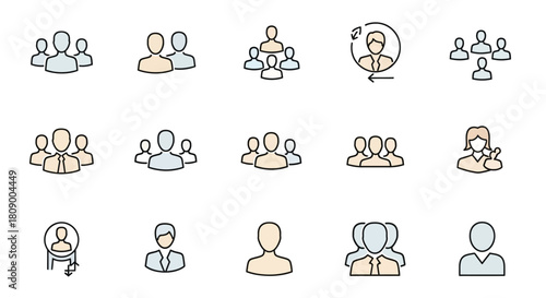 Flat design vector illustration of open file folders