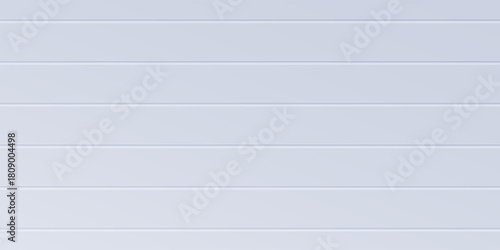 Garage door pattern. Metal garage gate background from horizontal panels with soft light gradients and shadows. Home, store, parking, warehouse entrance. Seamless realistic vector illustration