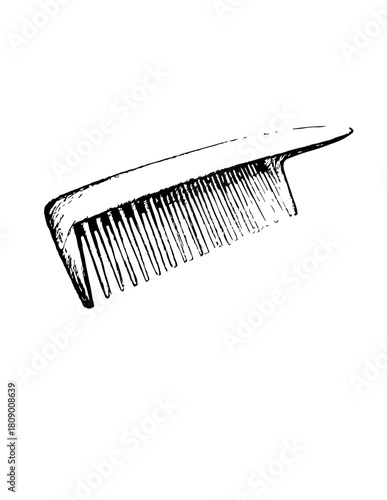 comb isolated on white