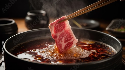Gourmet Beef and Hot Pot in Low Light