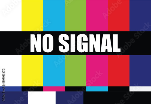 No signal on TV background Abstract colorful background design with seamless geometric vector pattern illustration of colored cubes and squares for web or business card template