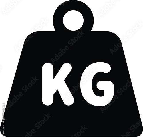 Weight icon A 3D render of a black icon on a black background, with a puzzle piece symbol to illustrate the concept of solution or connection in business design