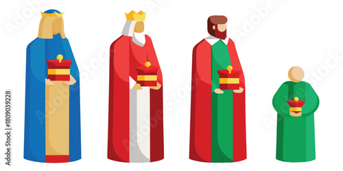 Three wise men magi christmas nativity kings gifts religion holiday bethlehem star