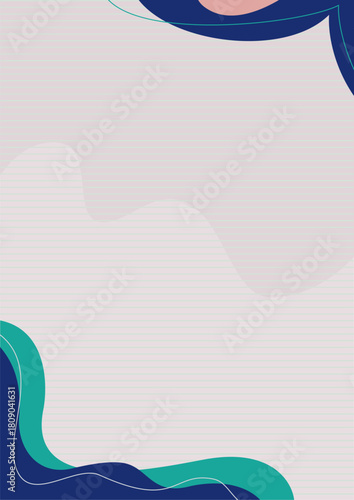 abstract blue background with waves